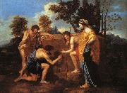 Nicolas Poussin Et in Arcadia Ego Spain oil painting reproduction